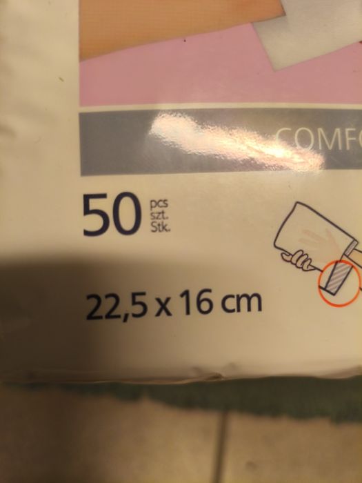 Myjki higieniczne SENI Care 50 szt.