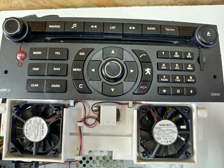 Peugeot 407 Radio nawigacja oryginał wyświetlacz D N3 RT3 panel