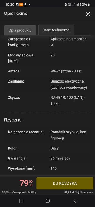 Wzmacniacz sieci TP-LINK RE200 2.4 / 5 GHz, Wi-Fi