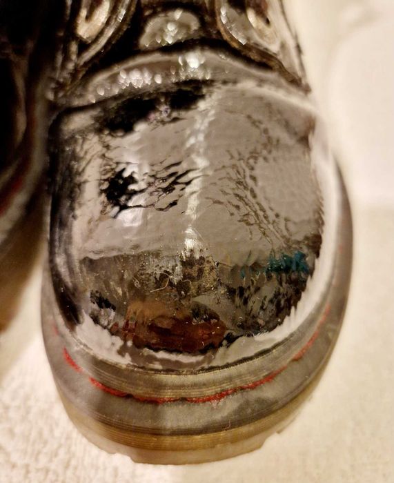 Bugatti trapery, botki sznurowane 37 lakierowane