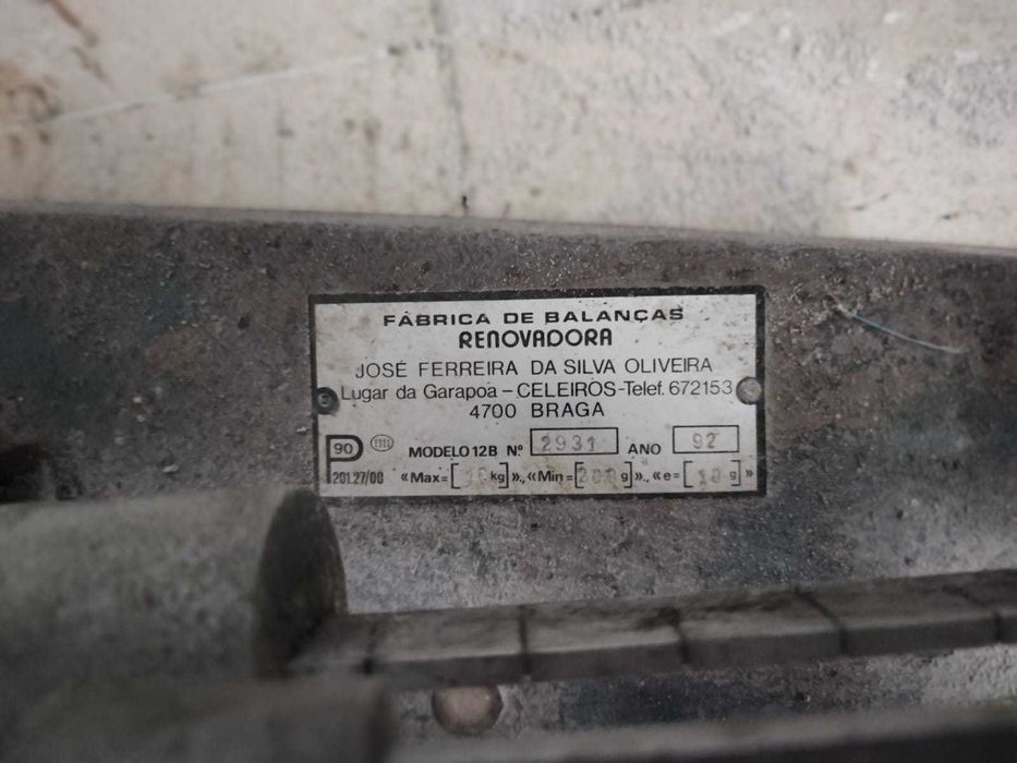 Balança decimal antiga