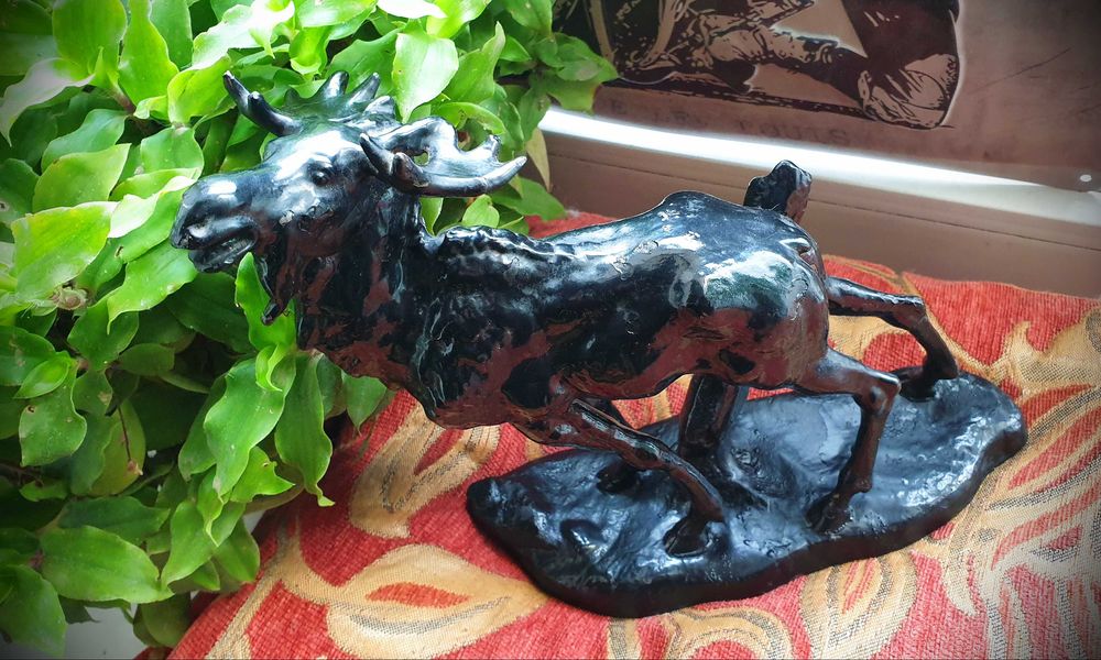 Фигурка чугун Касли на камин