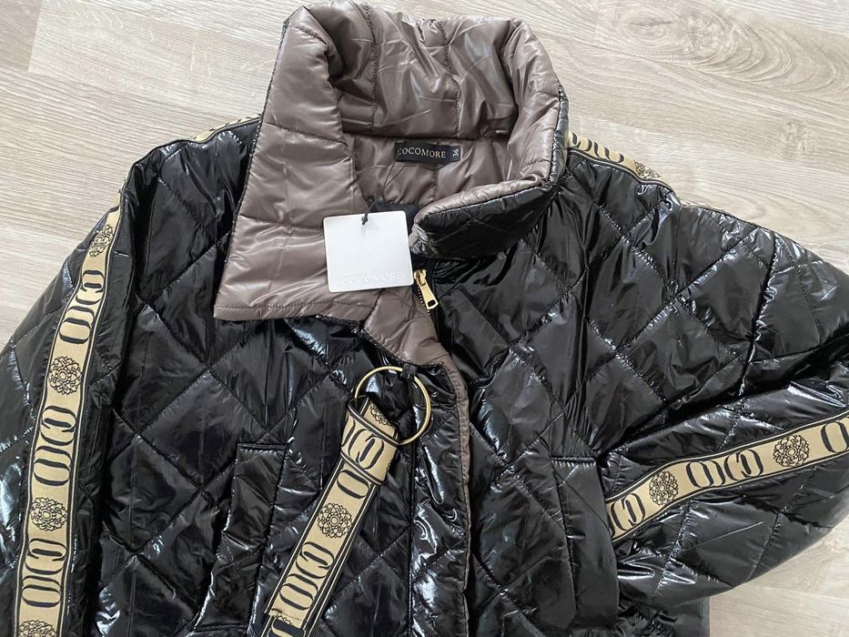 Kurtki cocomore czarne 3 kolory kołnierza