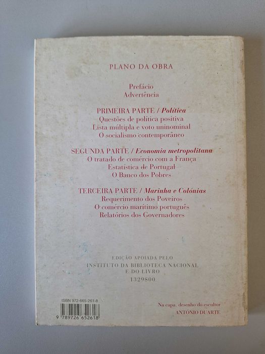 Política e economia nacional - Oliveira Martins, 3ª edição, 1992