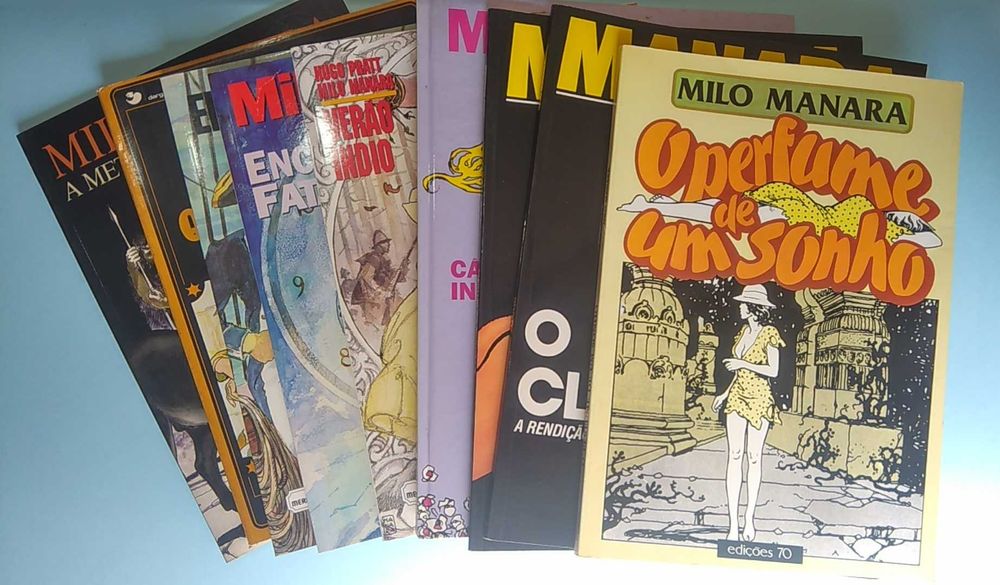 Álbuns BD de MILO MANARA, nacionais e estrangeiros.