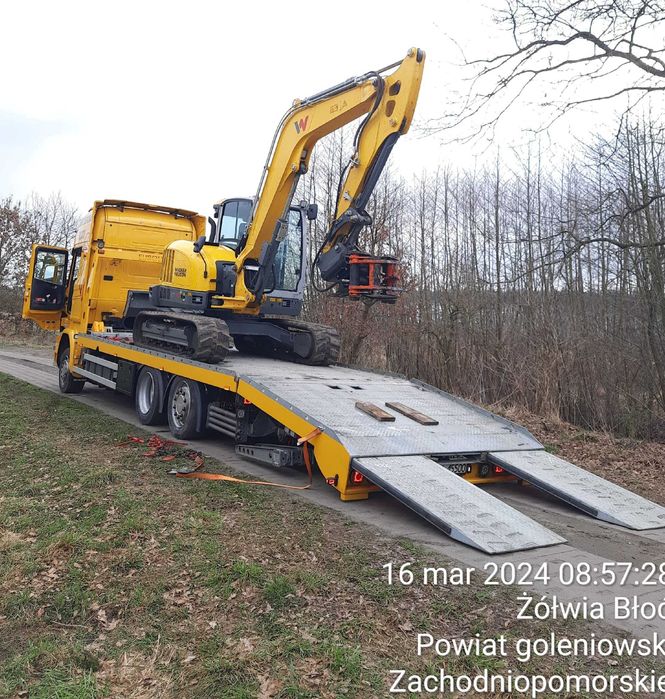 Usługi transportowe laweta Płoty