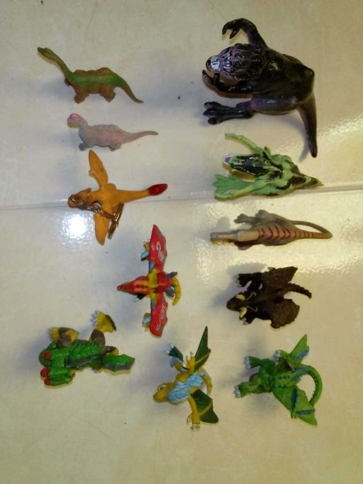 11 dinossauros miniaturas