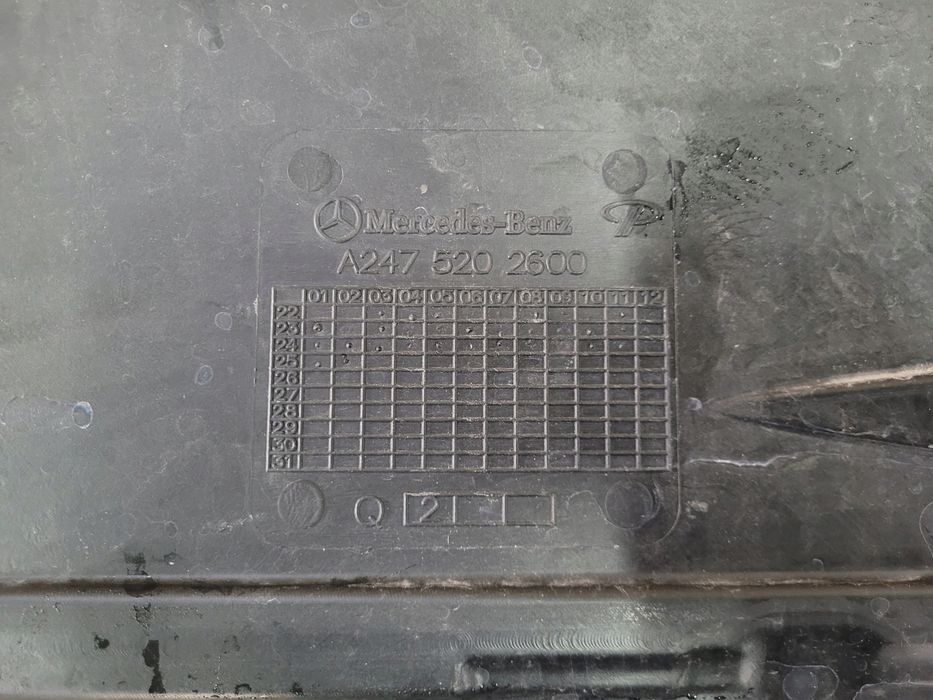 mercedes-benz w177 w118 w247 osłona pod silnik a2475202600