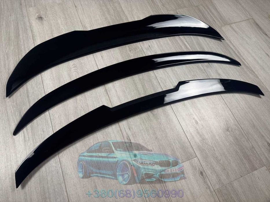 Спойлер BMW 5-series F10 (2010–2017) Style M4 / M-P / PSM — Черный глянец