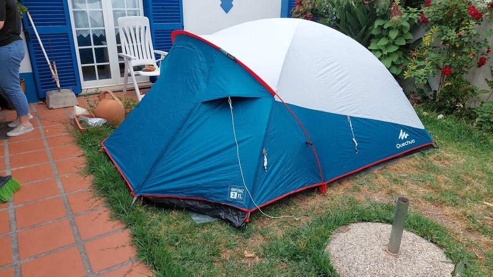 Tenda campismo Arpenaz 3XL Fresh & Black