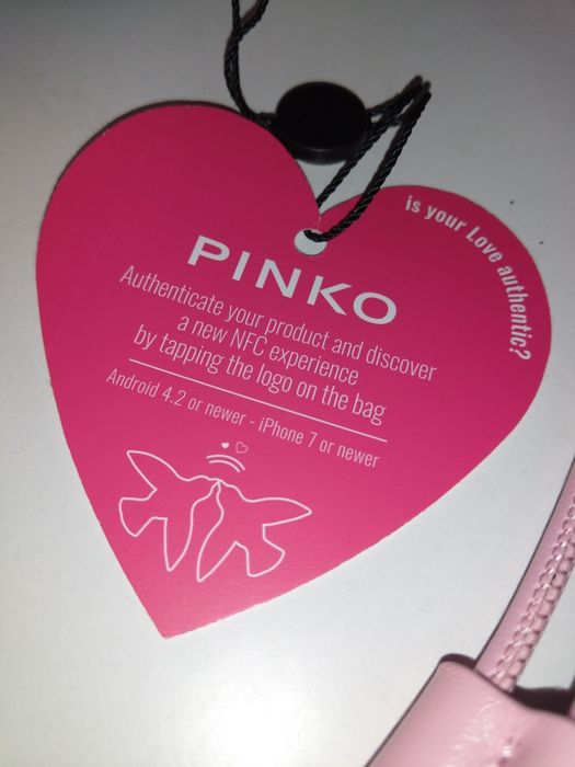 ‼️PINKO różowa torebka worek pink sweet love