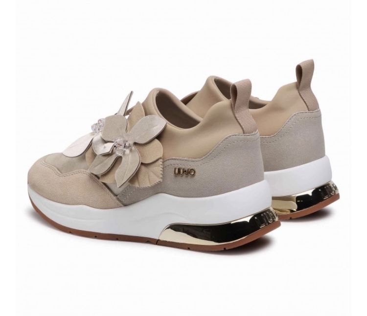 Sneakersy Liu Jo zamszowe beżowe 41