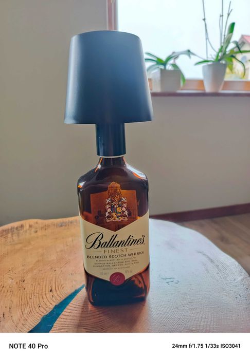 Lampka z butelki Ballantines
