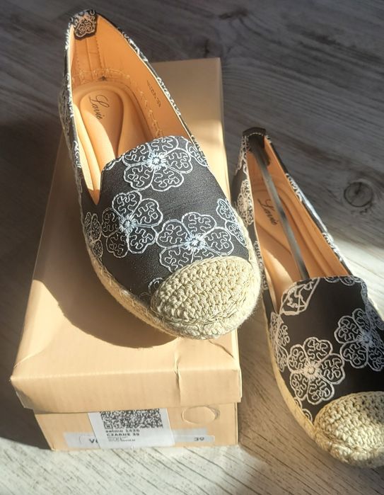 Buty espadryle haft