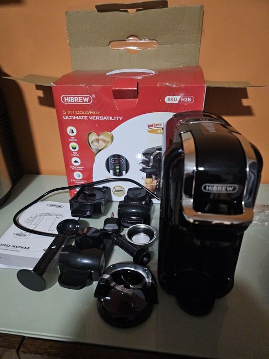 HiBREW H2B 5-em-1 Pod Coffee Maker - Compatível com 4 cápsulas de café