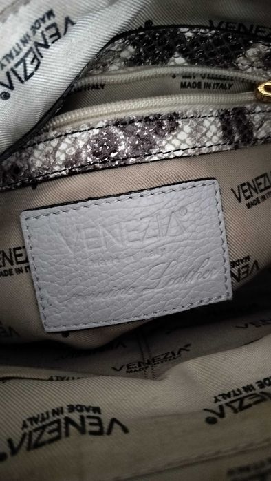 Venezia Włoska oryginalna torebka damska listonoszka skóra naturalna