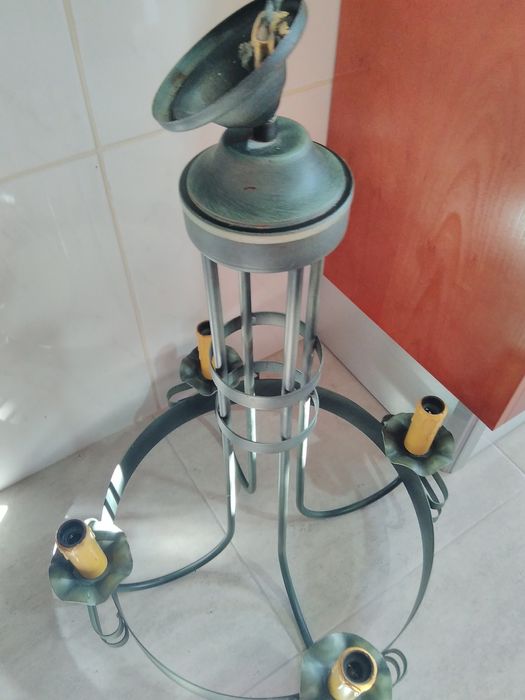 Candeeiro em ferro(ver descrição)