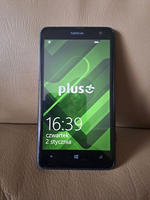 Fajny sprawny telefon Nokia 625 + zasilacz Hama,Nowy kabel USB.