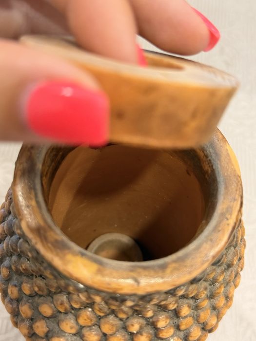 Cabeça deusa em vela