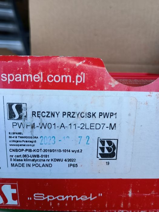 Przycisk Przeciwpożarowy PWP -1