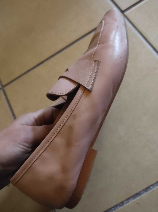 Made in spain mokasyny z naturalnej skóry 38