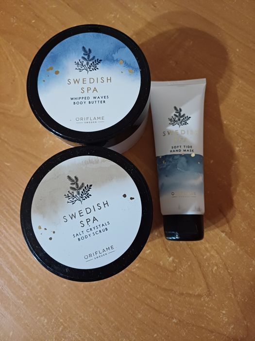 Solny peeling + maslo + maska Swedish Spa  Oriflame