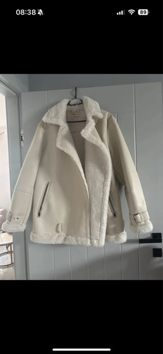 Kurtka eco skora xl bezowa