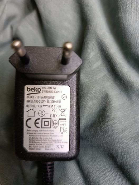 Odkurzacz Beko GyroStark VRR60314VW typu Roomba