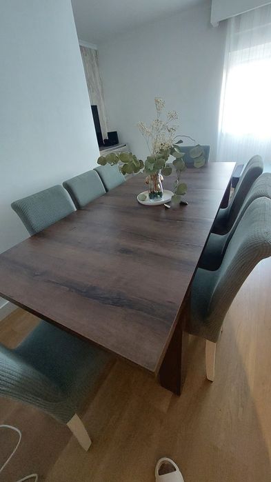 Mesa extensível 8 lugares