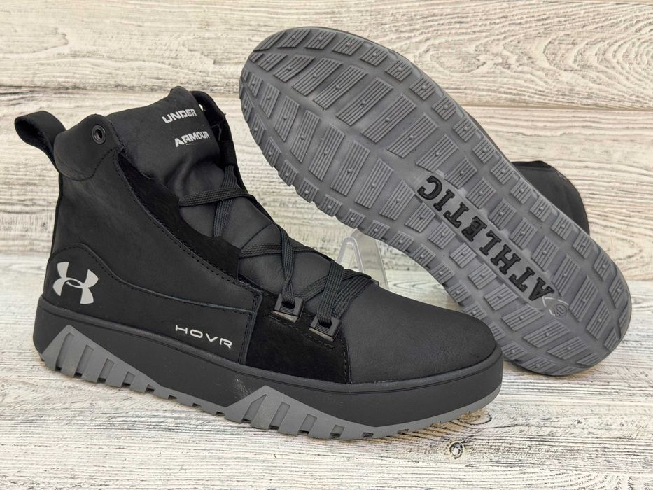 Зимові черевики високі кеди чоботи берці Under Armour Шкіра! р. 40-45