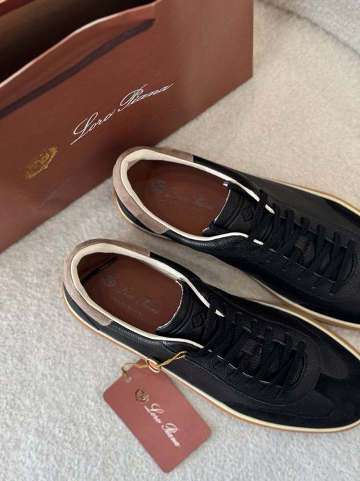 Кеди чоловічі Loro Piana чорні 44-45p