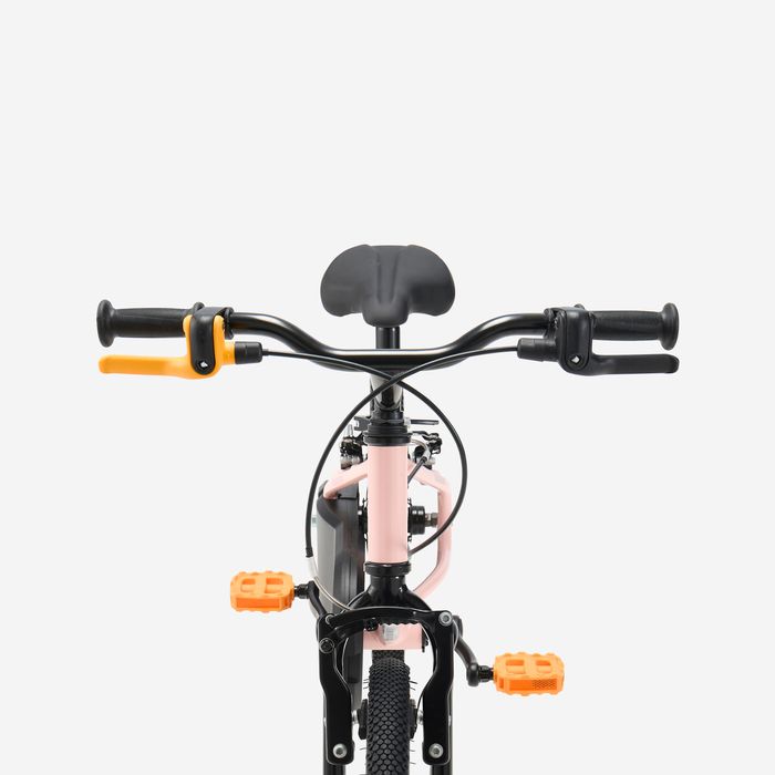 Bicicleta de Criança 16 polegadas 4-6 anos, DISCOVER 500 Rosa