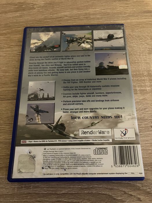 Pacific Warriors 2 Playstation 2