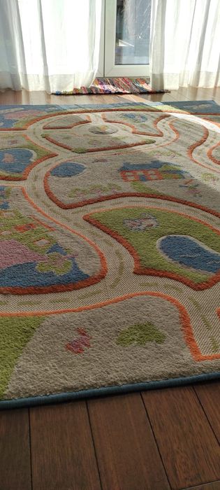 Dywan dziecięcy z motywem ulic, dróg