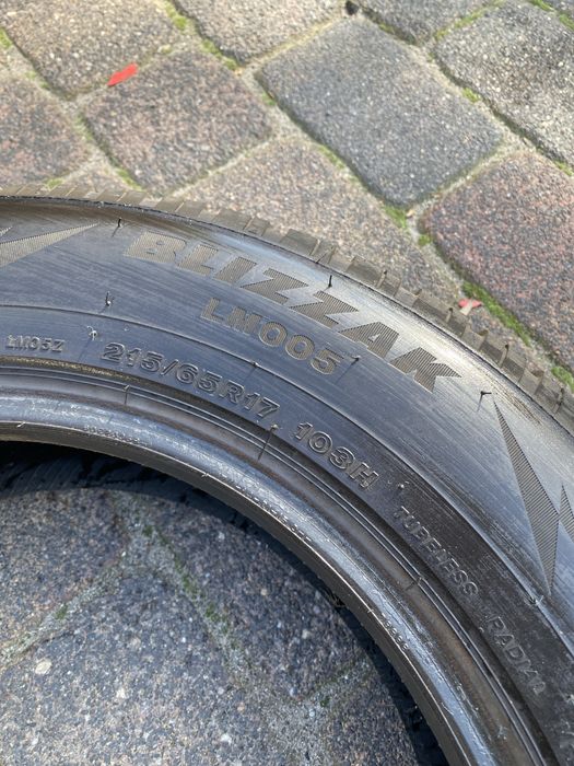 4x 215/65 R17 Bridgestone blizzak lm005