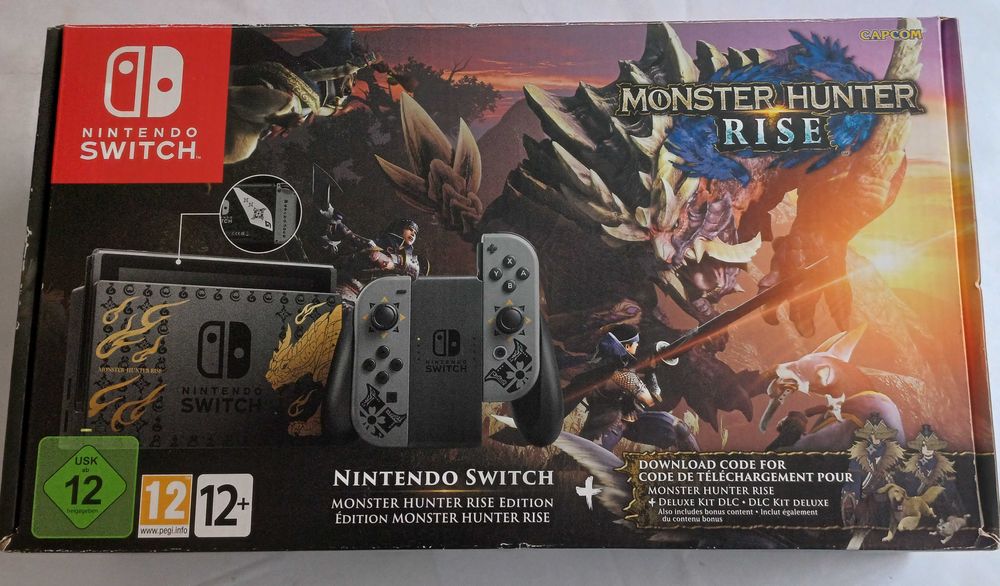 [OFERTA] Nintendo Switch Edição Monster Hunter Rise