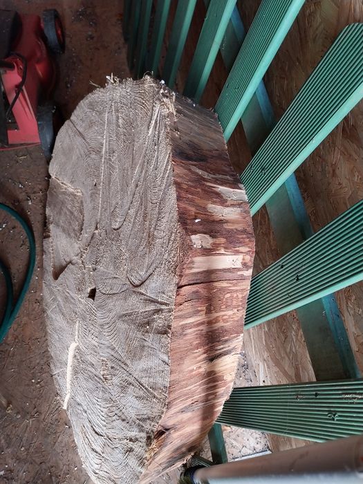 Plaster drzewa wysezonowany 4 lata, blat na stół jesion