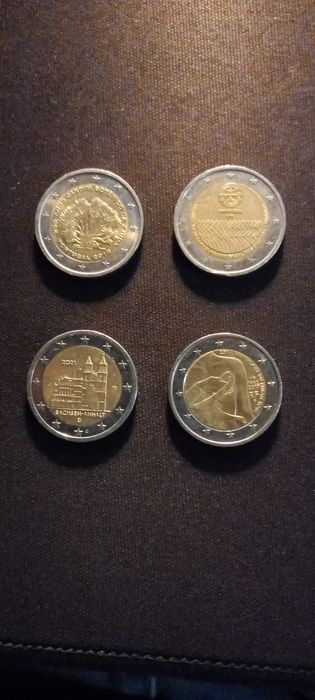 Moedas 2€ comemorativas 1