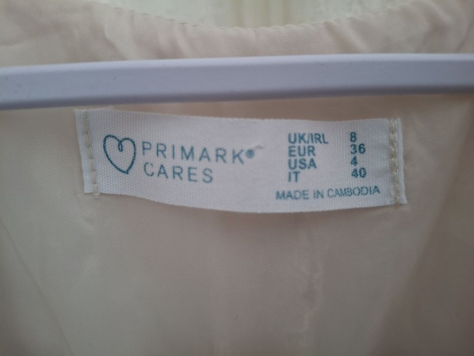 Letni lniany zestaw spodnie i kamizelka Primark