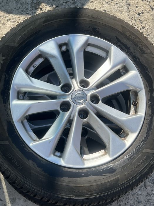 Диски з шинами R17, 5x114,3 225/65/17 Qashqai, Renault, гарний стан без дефектів