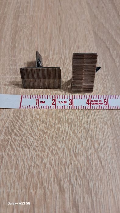 Srebrne spinki do mankietów 925 OKAZJA