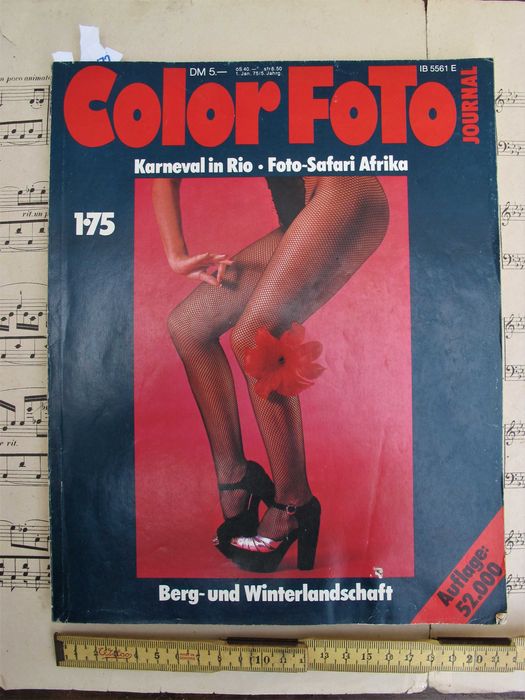 Revista COLOR FOTO de 1975 - Fotografia Photo Vintage