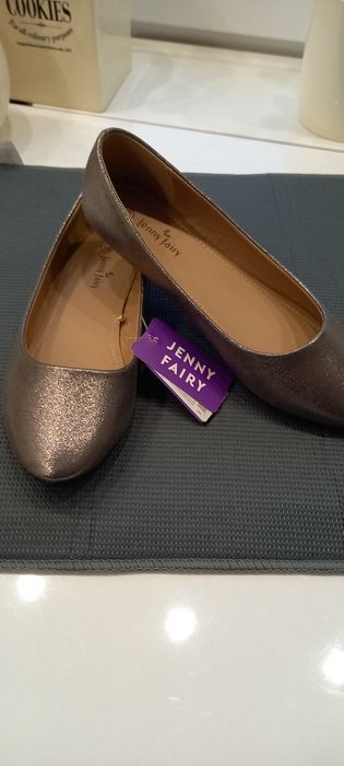 Baleriny 39 stare srebro