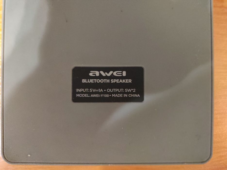 Блютуз Колонка Awei y100