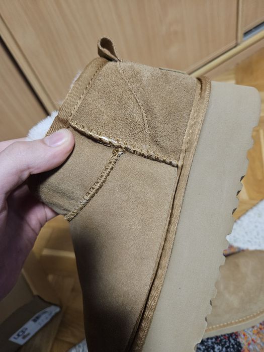 Buty zimowe na grubej podeszwie, z futrem w stylu ugg