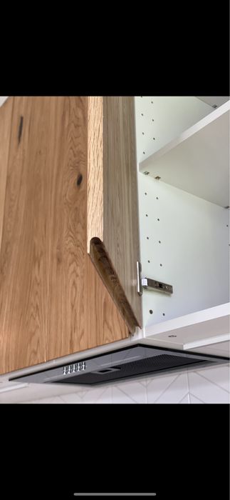 Debowa kuchnia na wymiar blat blaty fronty lite drewno