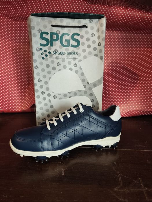 Sapatilhas de golfe em pele