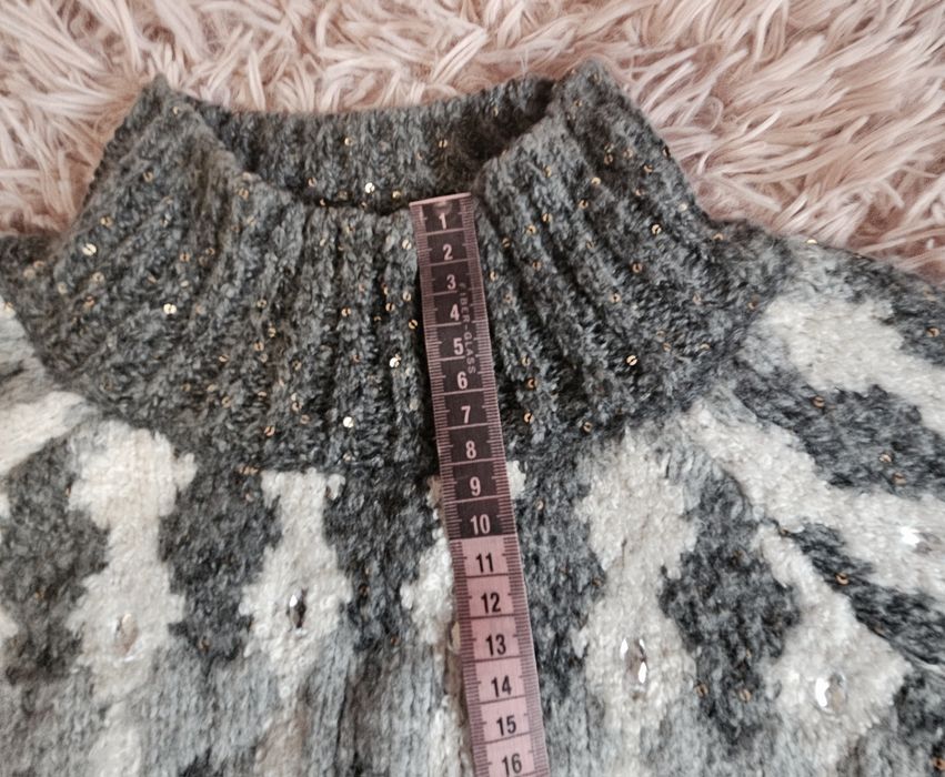 Sweter  szary polgolf
