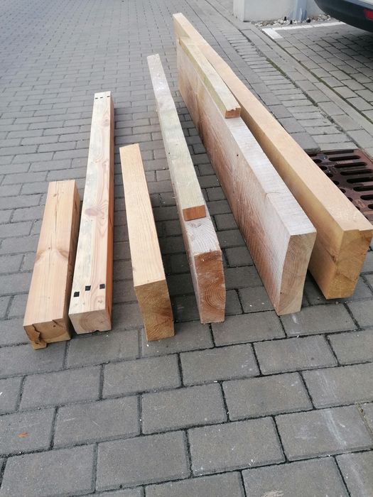 Belki drewniane sosnowe lite drewno