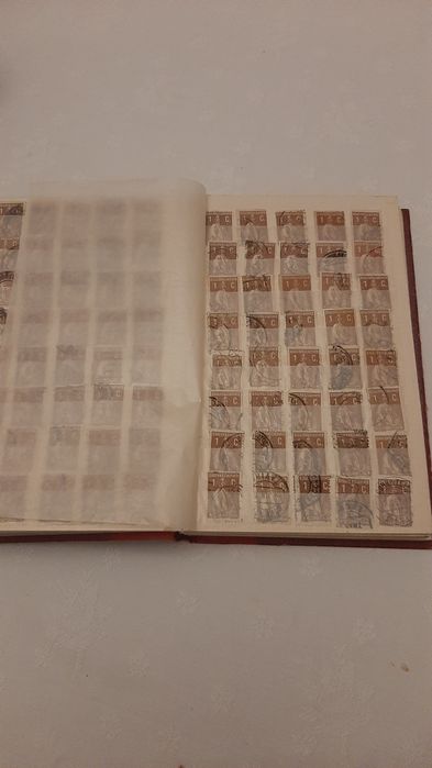 Antigo álbum selos